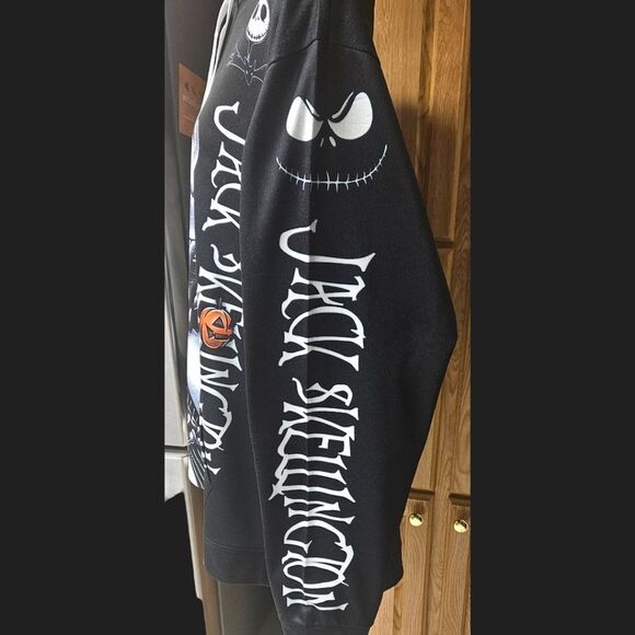 JACK SKELLINGTIN & SALLY Oversized Plus Size Pullover Skull, Graphic Hoodie XXXL - Picture 5 of 16